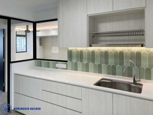 Minimalist Kitchen at Serangoon Ave 2