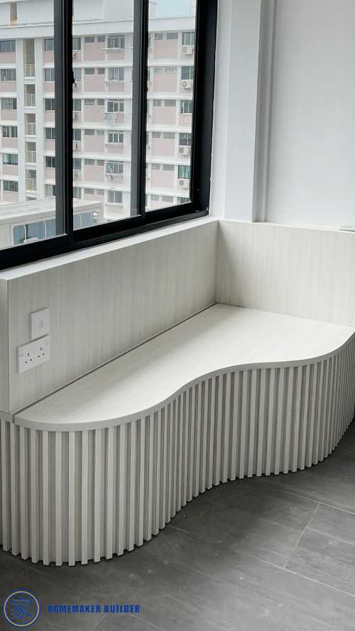 Minimalist Living Room at Serangoon Ave 2