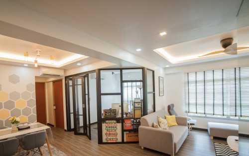 Scandinavian Living Room at Jurong