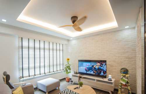 Scandinavian Living Room at Jurong