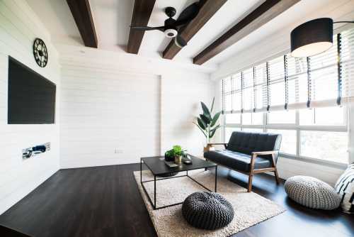 Industrial Living Room at Canberra
