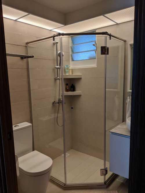 Scandinavian Bathroom at Bukit Batok