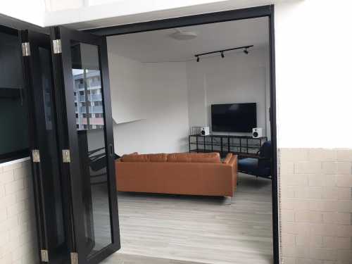 Minimalist Living Room at Yishun
