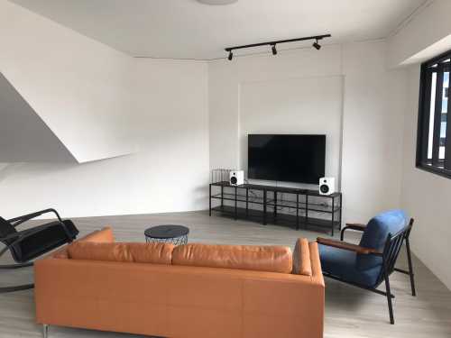 Minimalist Living Room at Yishun