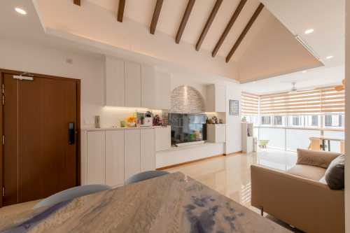 Eclectic Living Room at Blu Coral