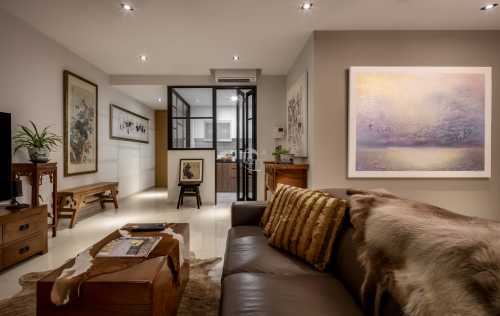 Modern Living Room at Casa Merah Condo