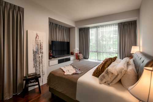 Modern Bedroom at Casa Merah Condo