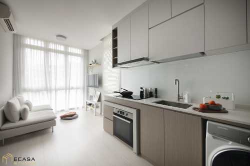 Minimalist Living Room at Jalan Jurong Kechil @ The Hillford