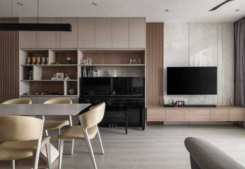 Contemporary Living Room at Mi casa condo