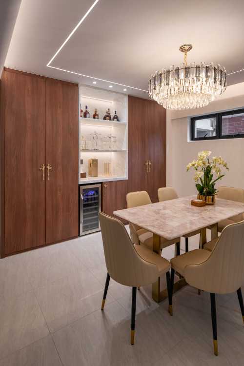 Contemporary Dining Room at 506 serangoon north