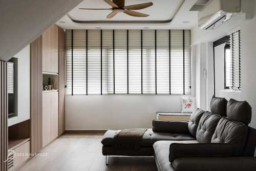 Modern Living Room at Toh Yi Gardens