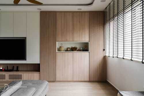 Modern Living Room at Toh Yi Gardens