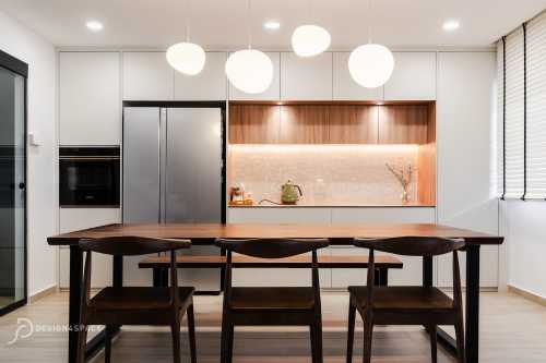 Modern Dining Room at Toh Yi Gardens
