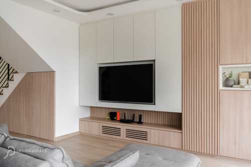 Modern Living Room at Toh Yi Gardens