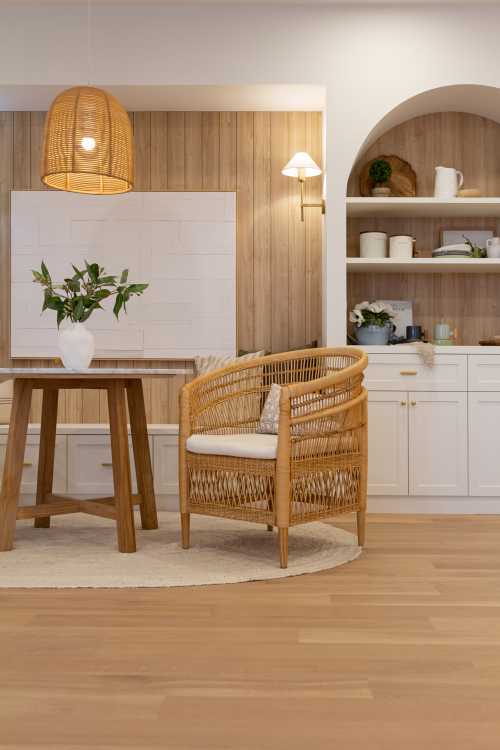 Scandinavian Living Room at 220 Depot Road