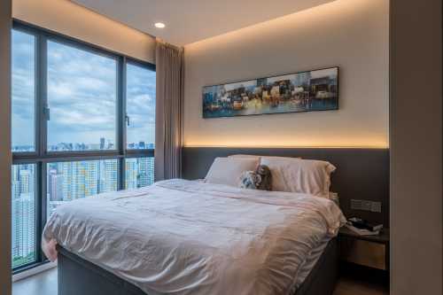 Modern Bedroom at 1 SILAT AVE, AVENUE SOUTH RESIDENCE