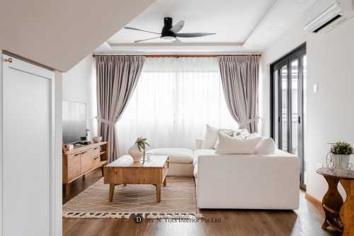 Scandinavian Living Room at 325 Yishun
