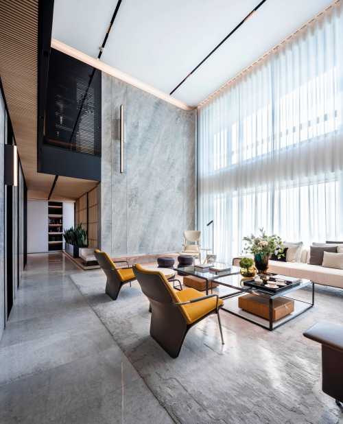 Contemporary Living Room at Landed @ Serangoon Garden