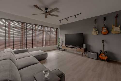 Contemporary Living Room at 468c fernvale link