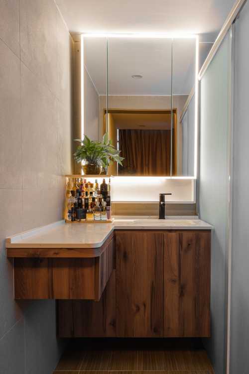 Country Bathroom at Qbay residences