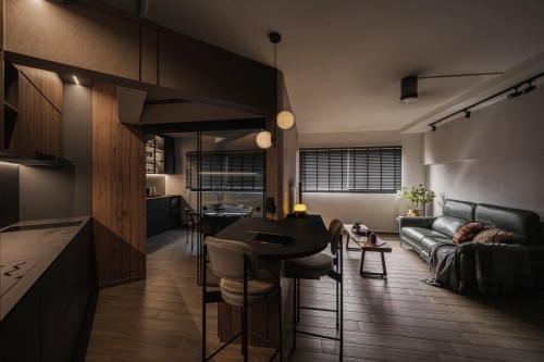 Contemporary Dining Room at 668 Chander