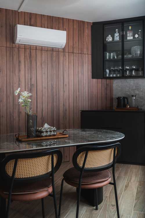 Contemporary Dining Room at 668 Chander