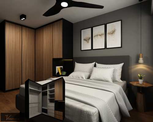 Scandinavian Bedroom at Marsiling Grove