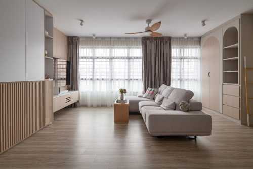 Scandinavian Living Room at 817 Keat Hong