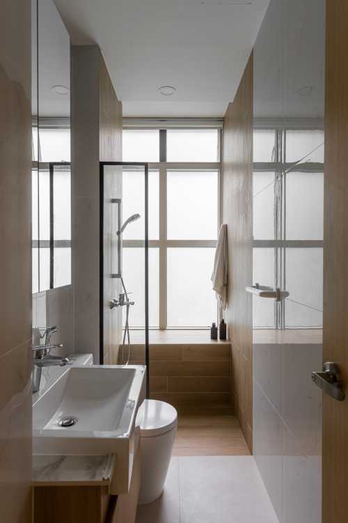 Scandinavian Bathroom at Parc Mondrian
