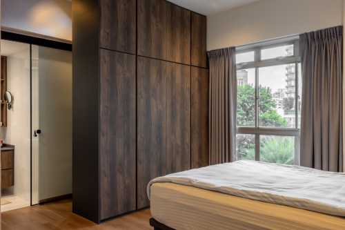 Minimalist Bedroom at 10 AVA ROAD