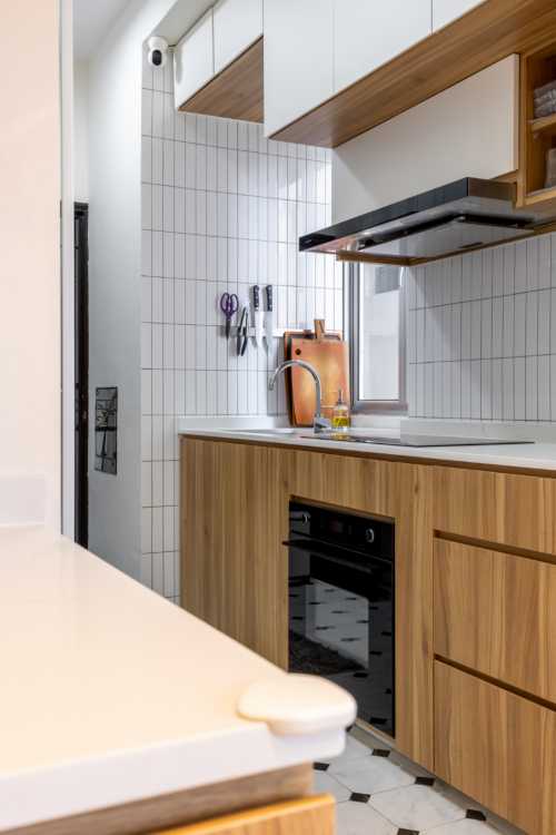 Minimalist Kitchen at 10 AVA ROAD