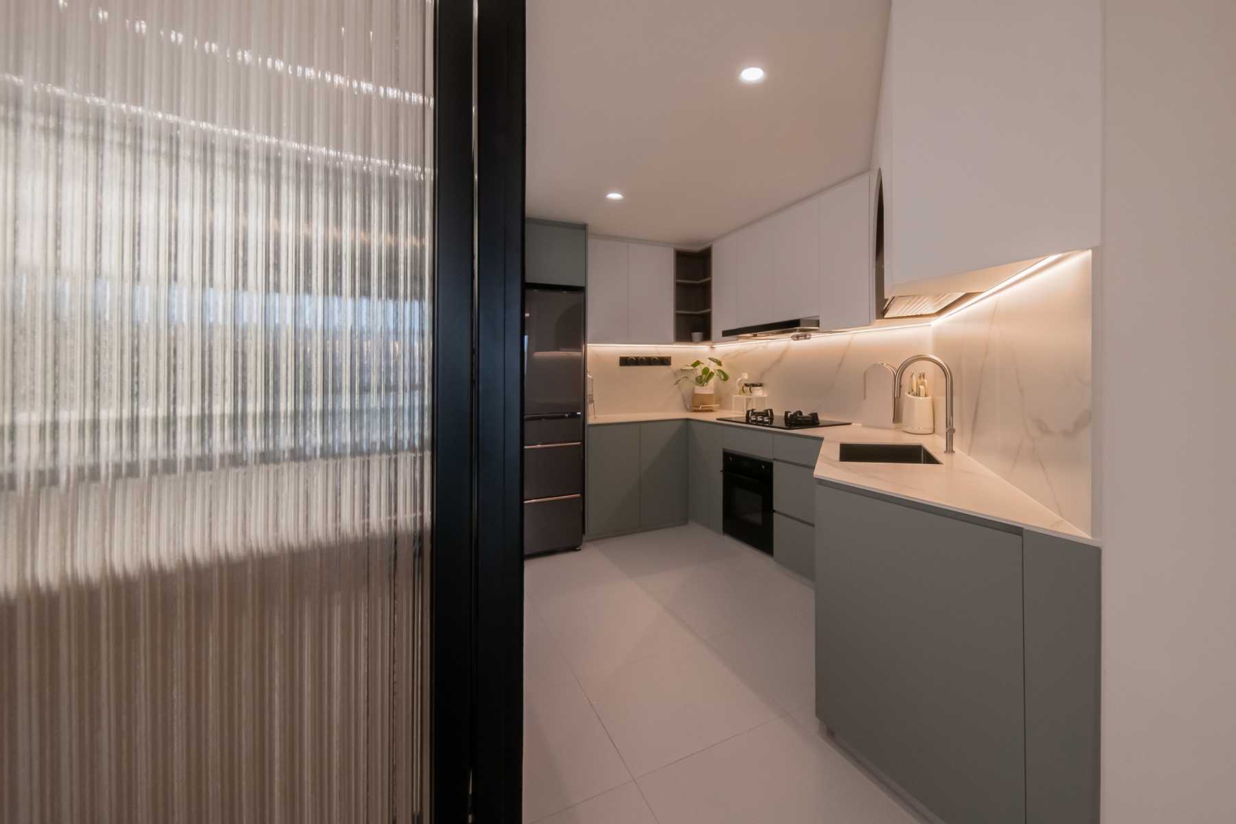Scandinavian Kitchen with Kitchen Accessories and Kitchen Tap
