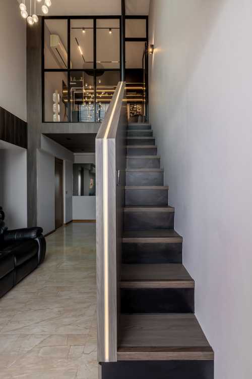 Minimalist Living Room at 68 UPPER SERANGOON VIEW