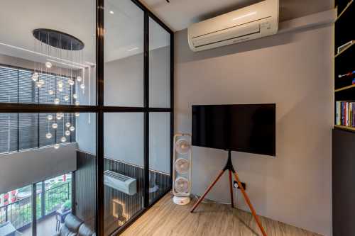 Minimalist Home Theatre at 68 UPPER SERANGOON VIEW