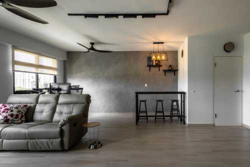 Modern Living Room at 648 TAMPINES