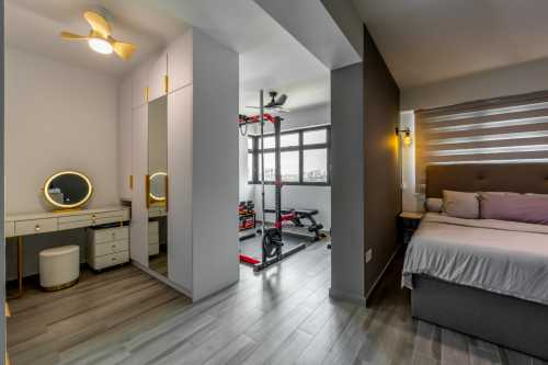Modern Bedroom at 648 TAMPINES