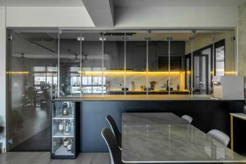 Modern Dining Room at 648 TAMPINES