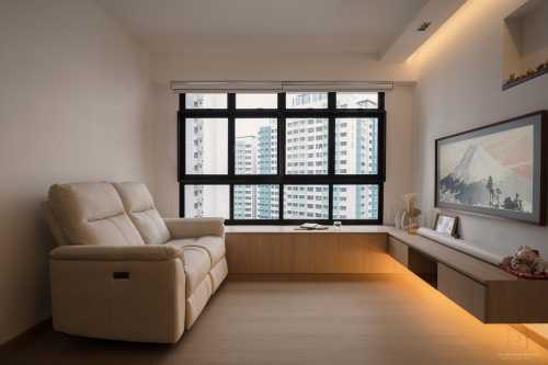 Scandinavian Living Room at 547C Segar Road