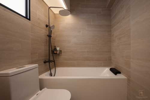 Scandinavian Bathroom at 547C Segar Road