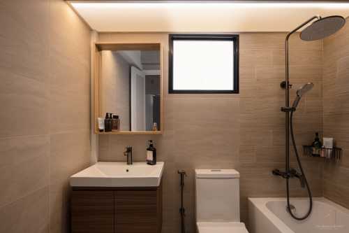 Scandinavian Bathroom at 547C Segar Road