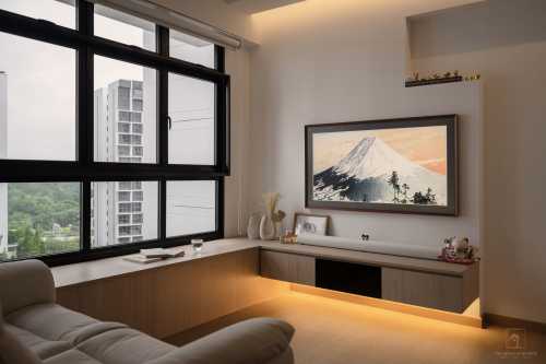 Scandinavian Living Room at 547C Segar Road