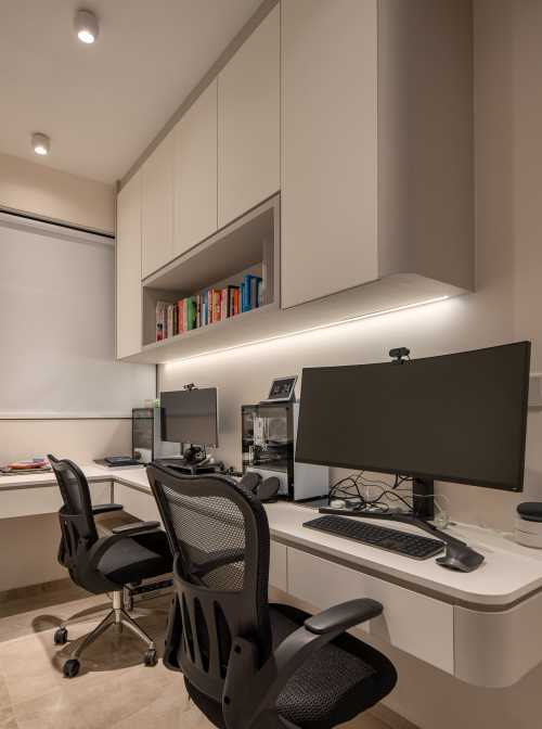 Contemporary Study at The affinity  condo