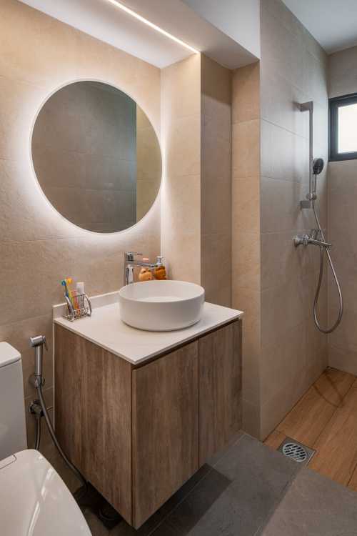 Scandinavian Bathroom at 426 tampines