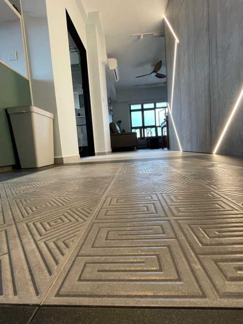 Asian Entryway at 111B Plantation Crescent