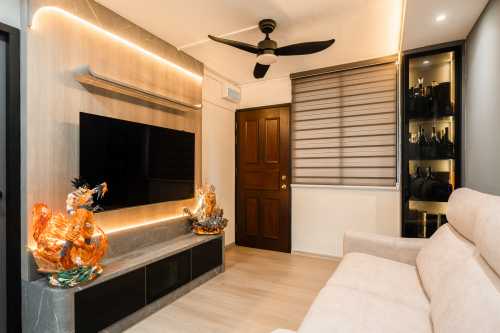Contemporary Living Room at Boon Lay Place