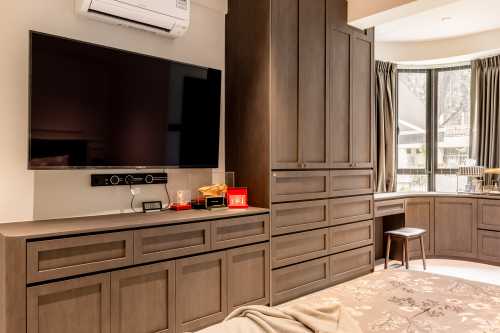 Modern Bedroom at 2 Bedroom Condo @ Ang Mo Kio