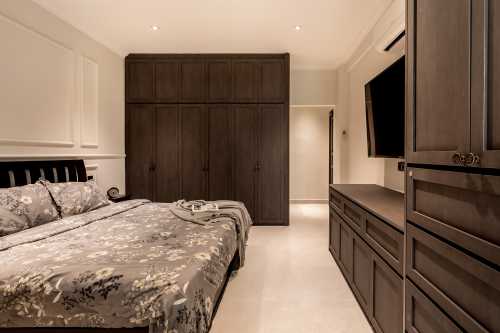 Modern Bedroom at 2 Bedroom Condo @ Ang Mo Kio
