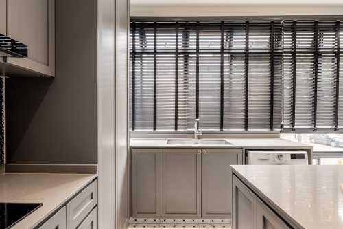 Modern Kitchen at 2 Bedroom Condo @ Ang Mo Kio