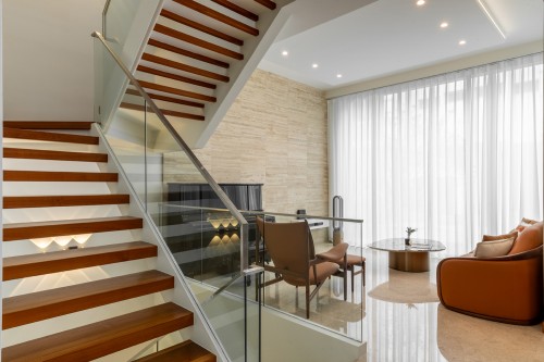 Modern Living Room at Woodhaven