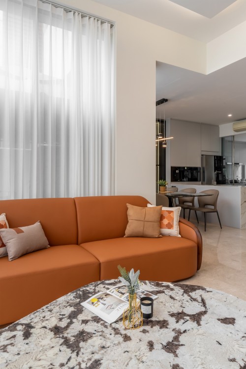 Modern Living Room at Woodhaven